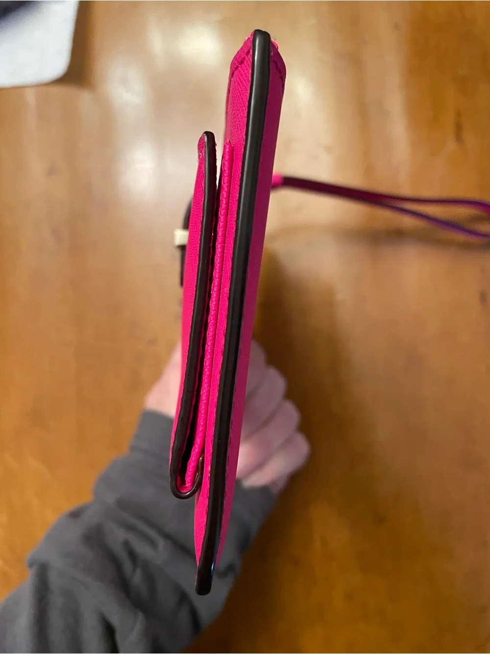 Kate Spade Hot Pink Wristlet Clutch - Structured Women’s Bag-NWOT